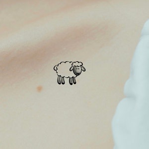 Sheep Temporary Tattoo