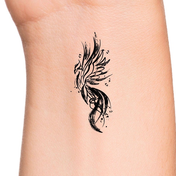 Phoenix Temporary Tattoo Still I Rise Phoenix Tattoo