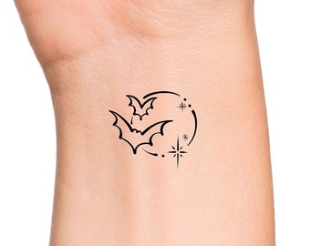 Bats Temporary Tattoo