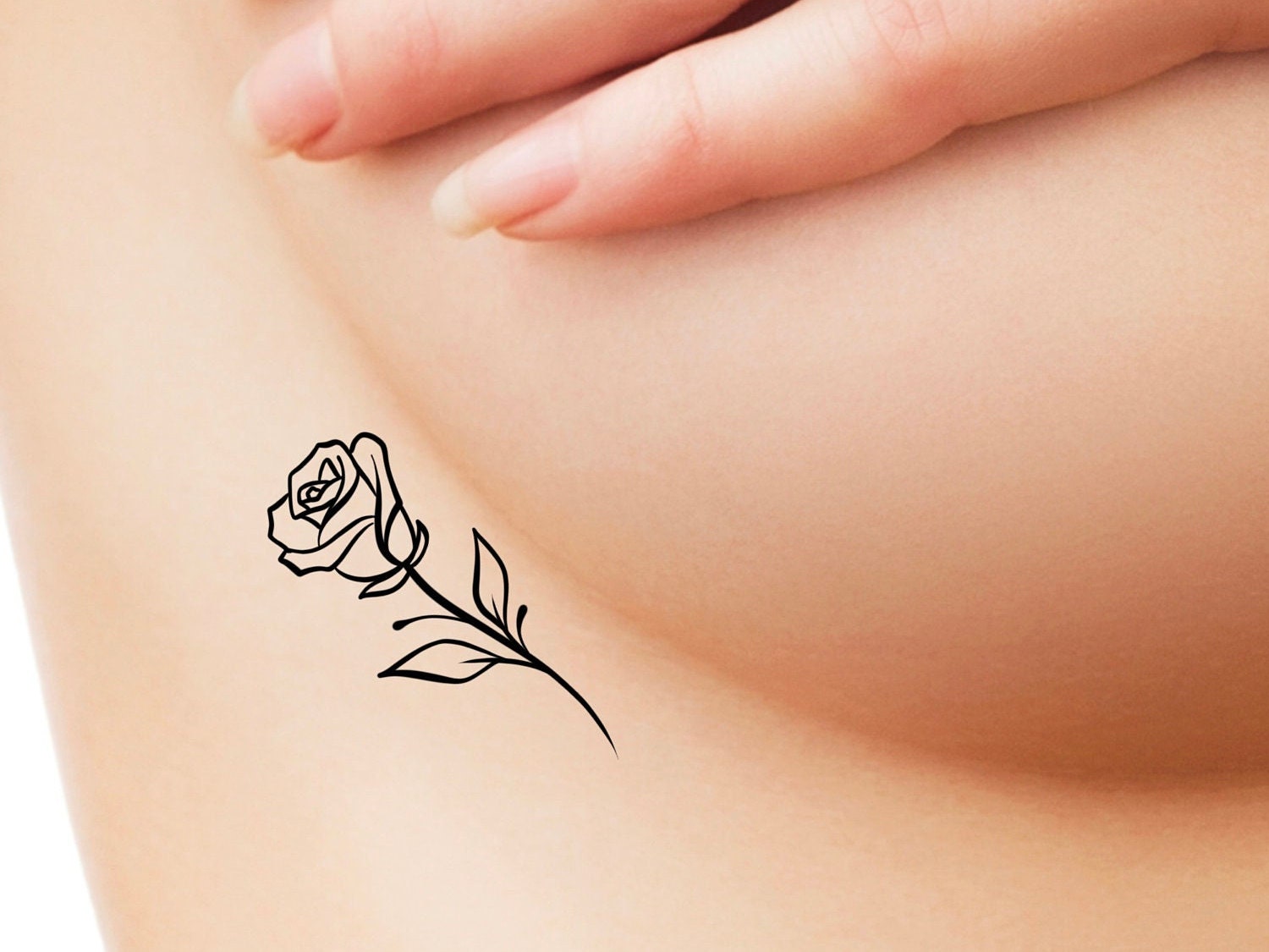 Share More Than 78 Rose Under Breast Tattoo Best Ineteachers 