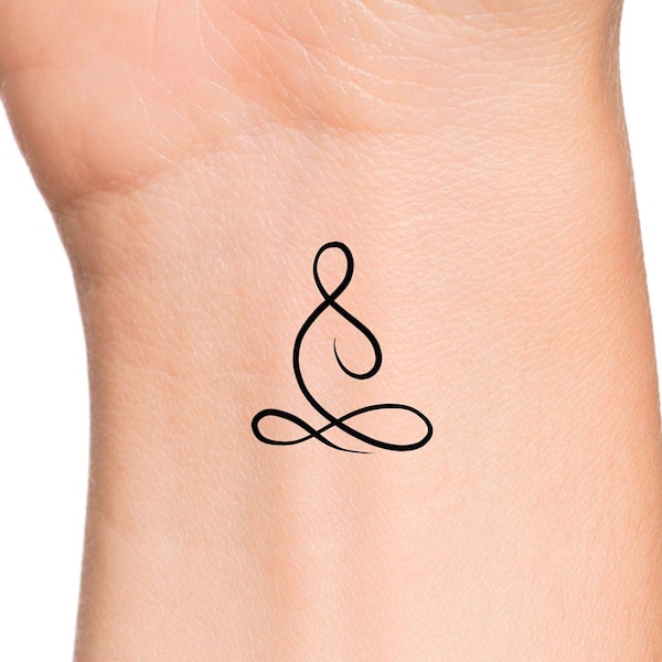 Zen Meditation Temporary Tattoo