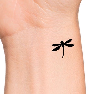 Small Dragonfly Temporary Tattoo
