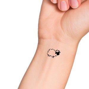 Sheep Temporary Tattoo