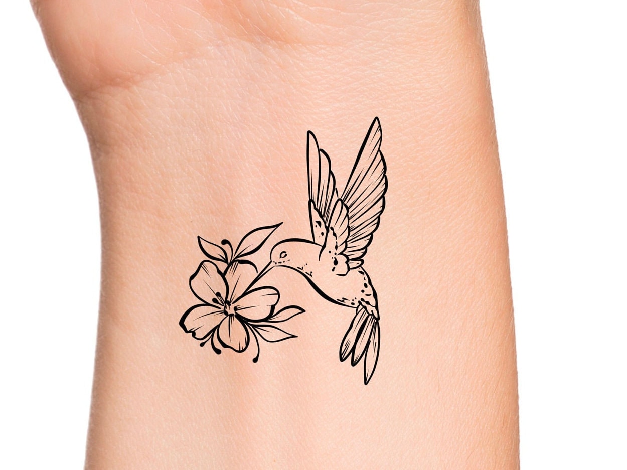 Hummingbird Tattoo Best Tattoo Studio in India Black Poison Tattoo Studio