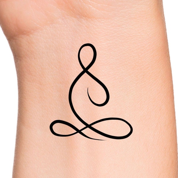 Meditation Zen Temporary Tattoo