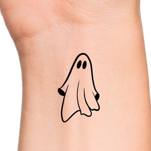 Ghost Temporary Tattoo