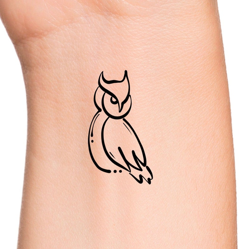 Owl Tattoo Design - Etsy