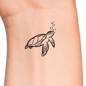Sea Turtle Temporary Tattoo