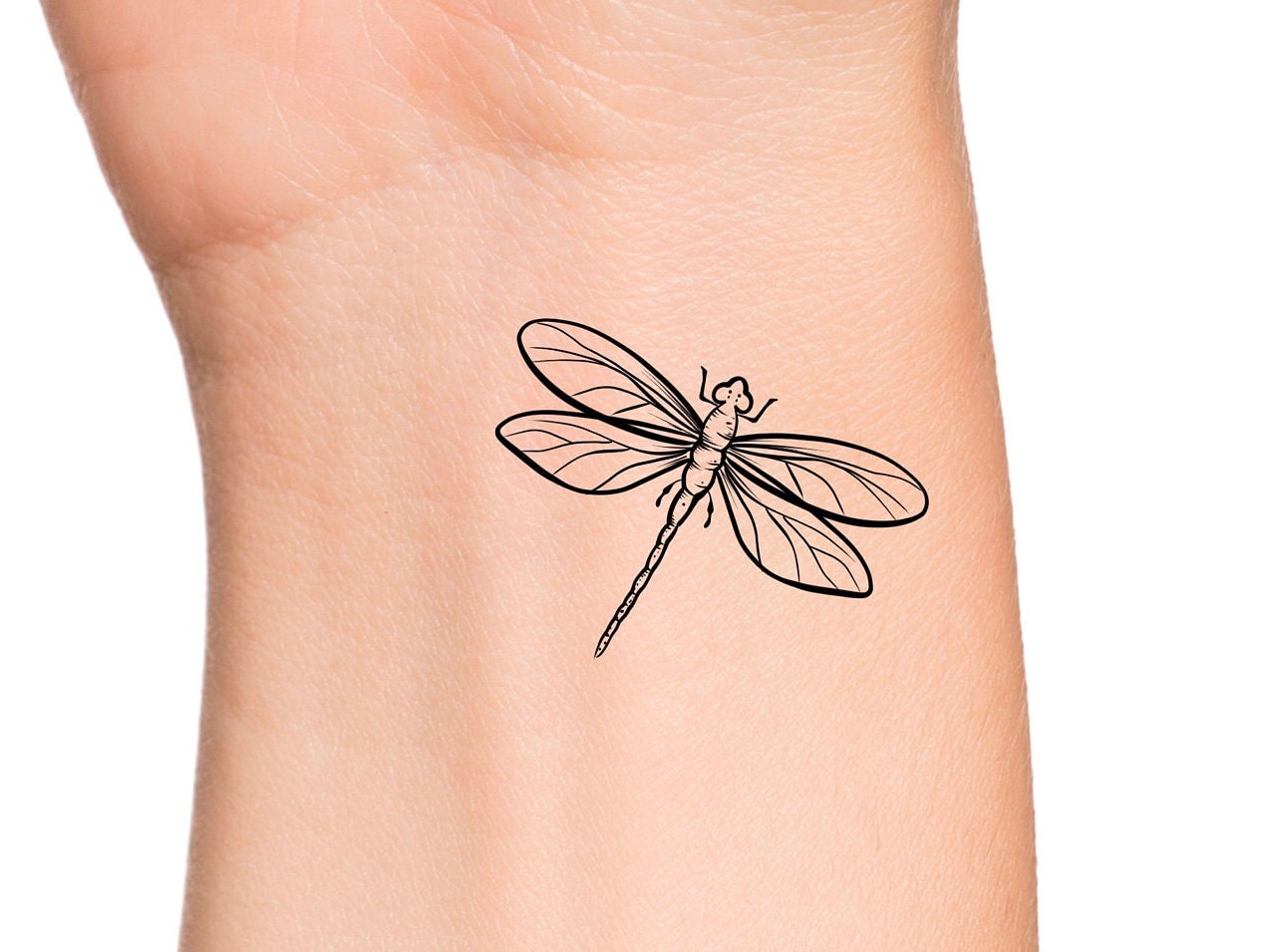 Buy Dragonfly Heart Temporary Tattoo Online in India  Etsy