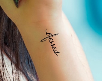 Hope Wrist Tattoo Etsy
