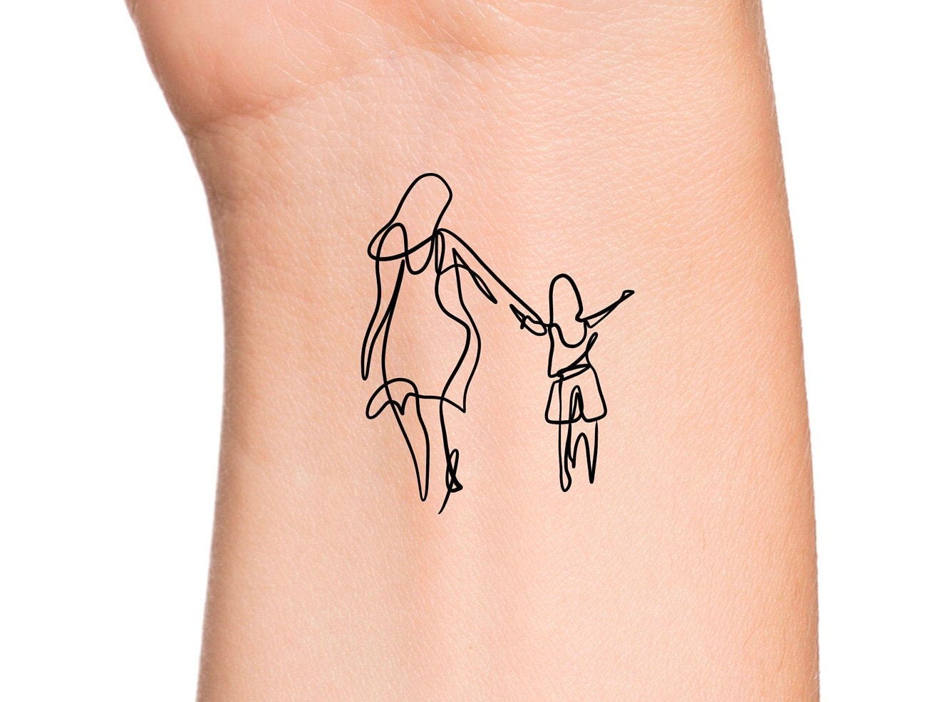 Tatouage temporaire mère enfants / tatouage mère fille -  Canada