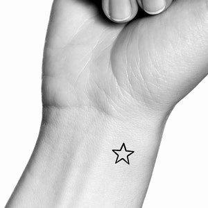 Tiny Star Temporary Tattoo
