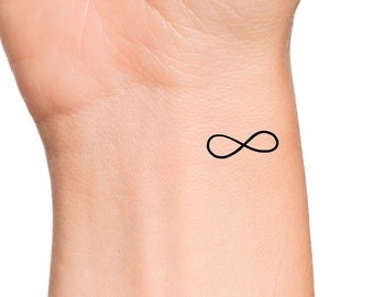 Minimalist Infinity Temporary Tattoo