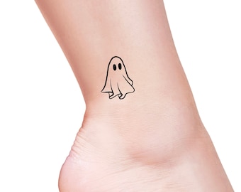 Ghost Tattoo - Etsy
