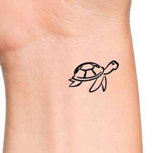 Sea Turtle Temporary Tattoo
