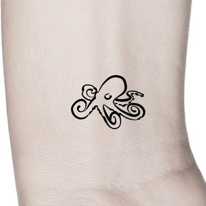 Little Octopus Temporary Tattoo