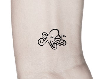 Little Octopus Temporary Tattoo