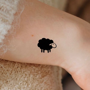 Black Sheep Temporary Tattoo