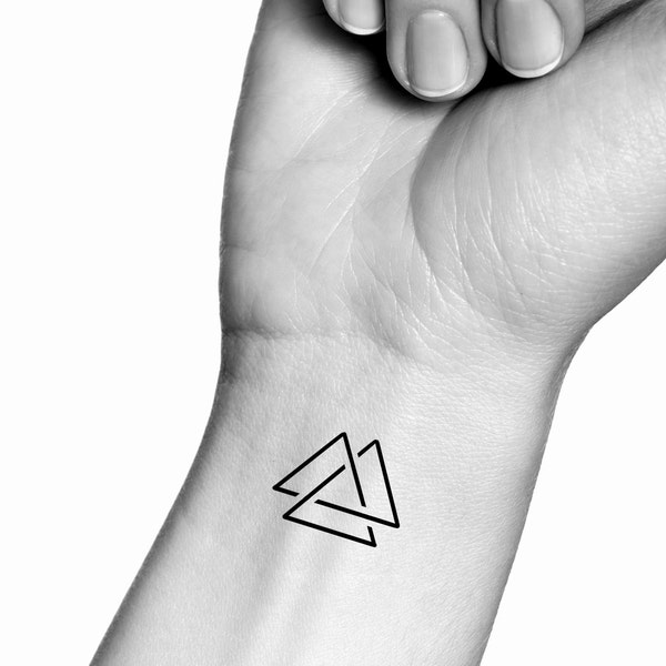 Triangle Tattoo - Etsy