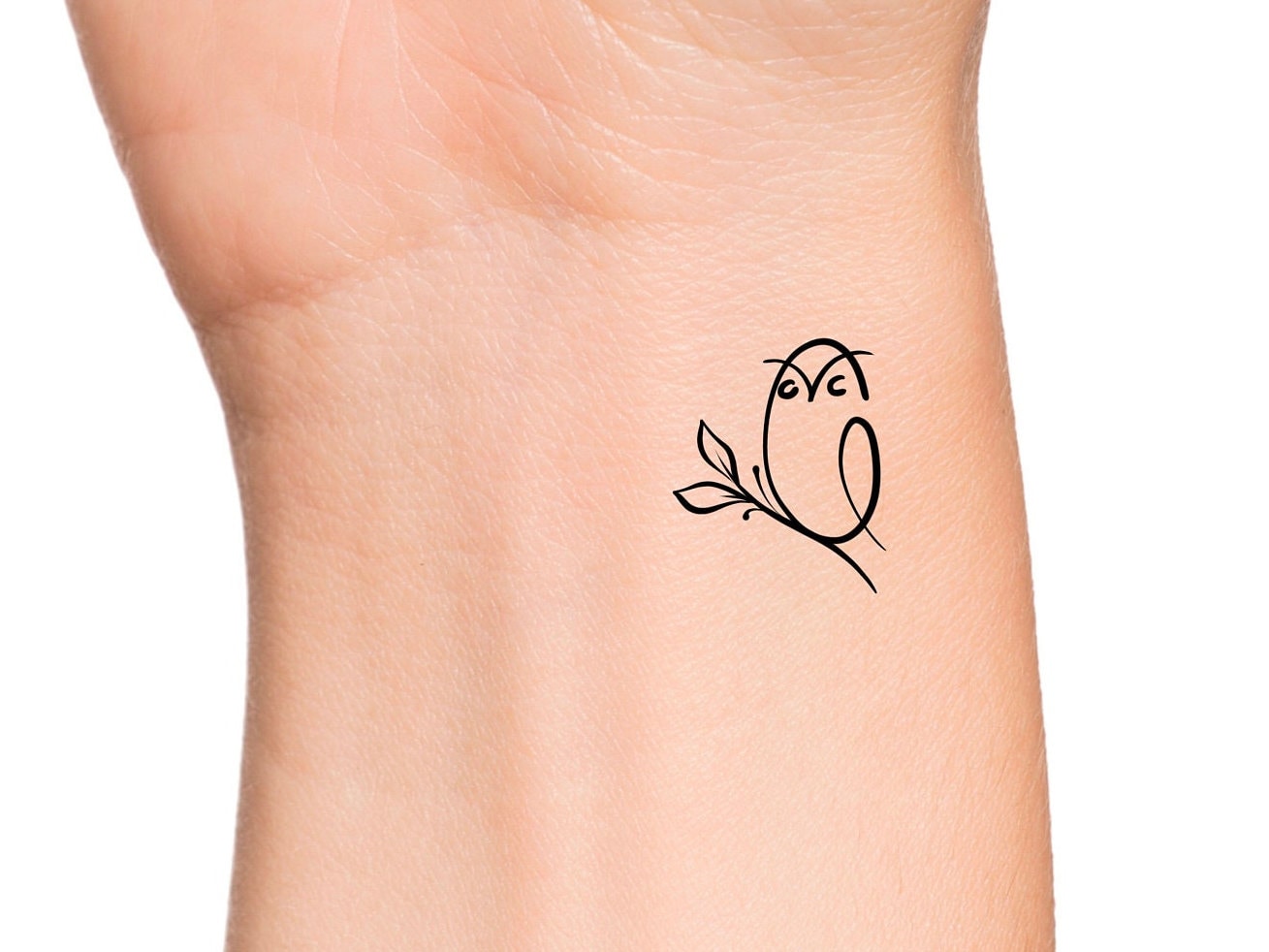 4. Small owl tattoos - wide 9