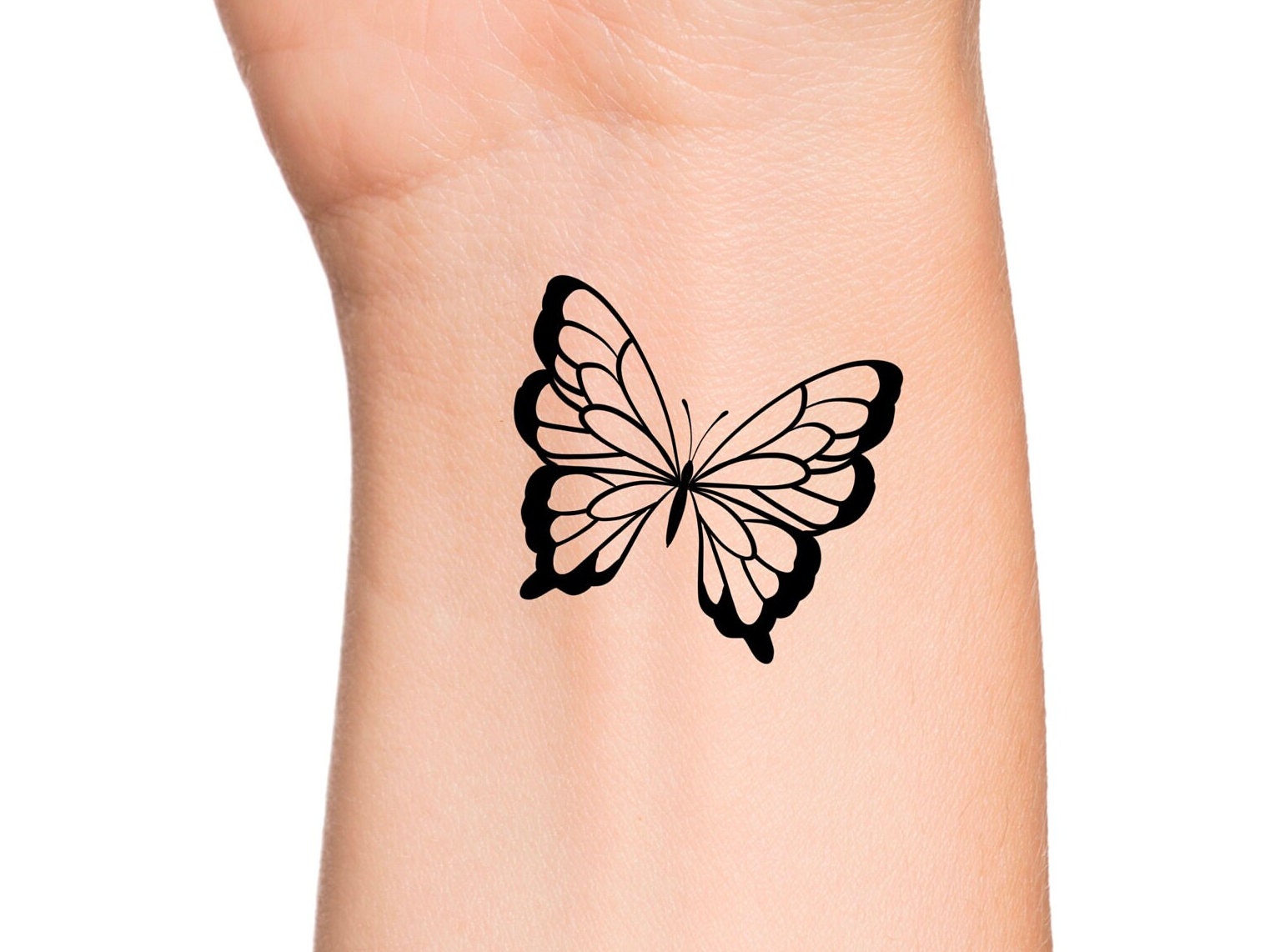 Flying Butterfly Tattoo - Etsy