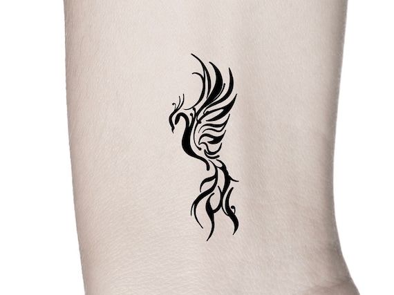 Buy Black Phoenix Temporary Tattoo Online in India  Etsy