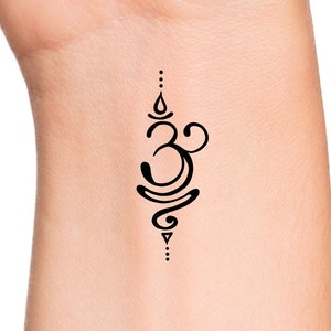 Breathe Sanskrit Temporary Tattoo