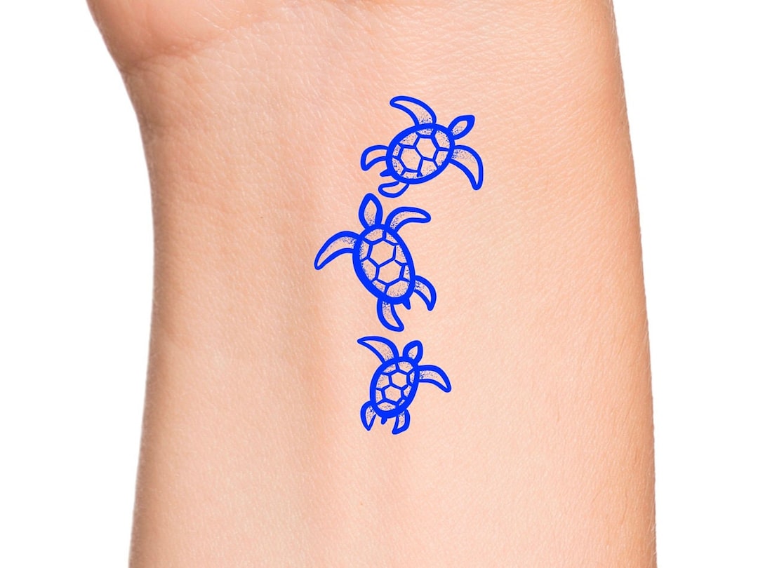 Sea Turtles Temporary Tattoo - Etsy Norway Sea Turtles Temporary Tattoo - Etsy Norway