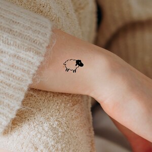 Little Sheep Temporary Tattoo