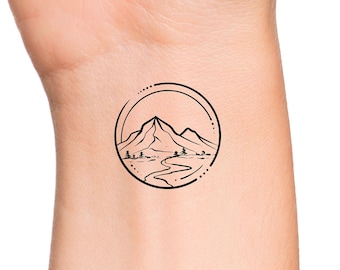 Tattoo uploaded by Memories  Mischief Tattoo Studio  Dotwork VW Camper  with mountain landscape designed and tattooed by Mister Mostyn dotwork  landscape mountains waterfall VWbus vwcamper volkswagen  Tattoodo