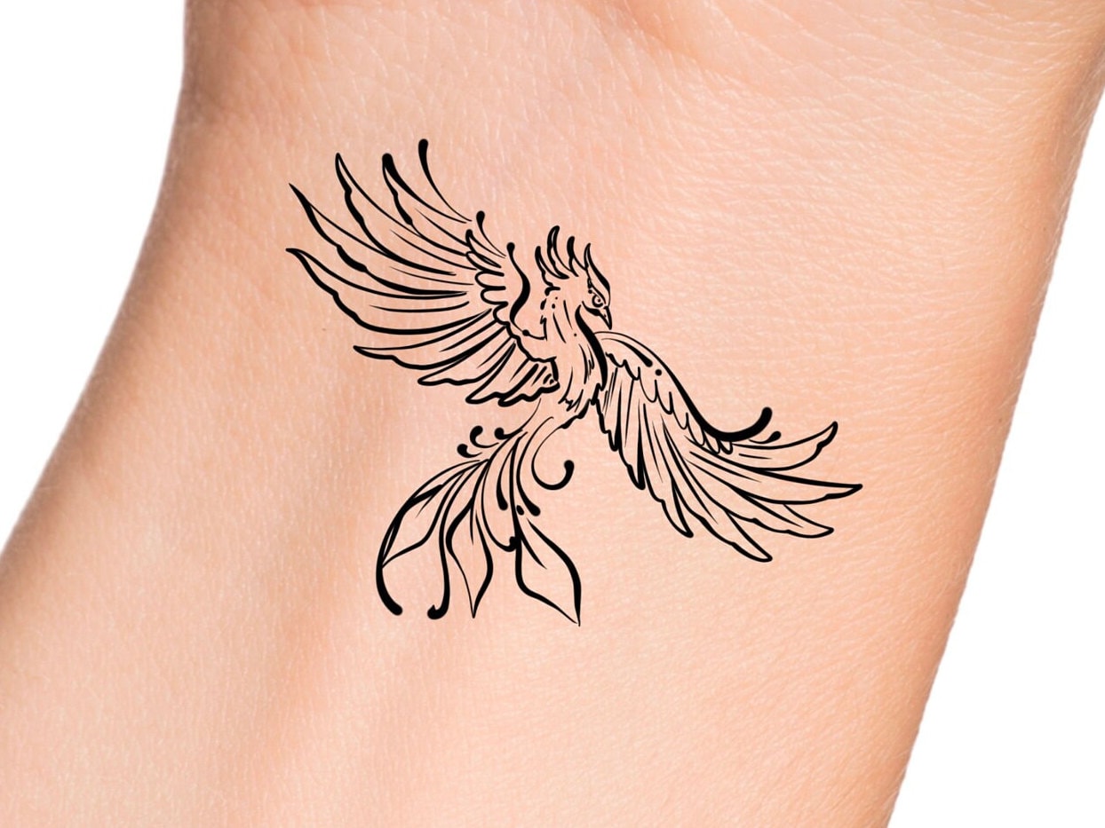 Phoenix wings tattoo - Bronctattooaus.com