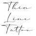 Thin Line Tattoo