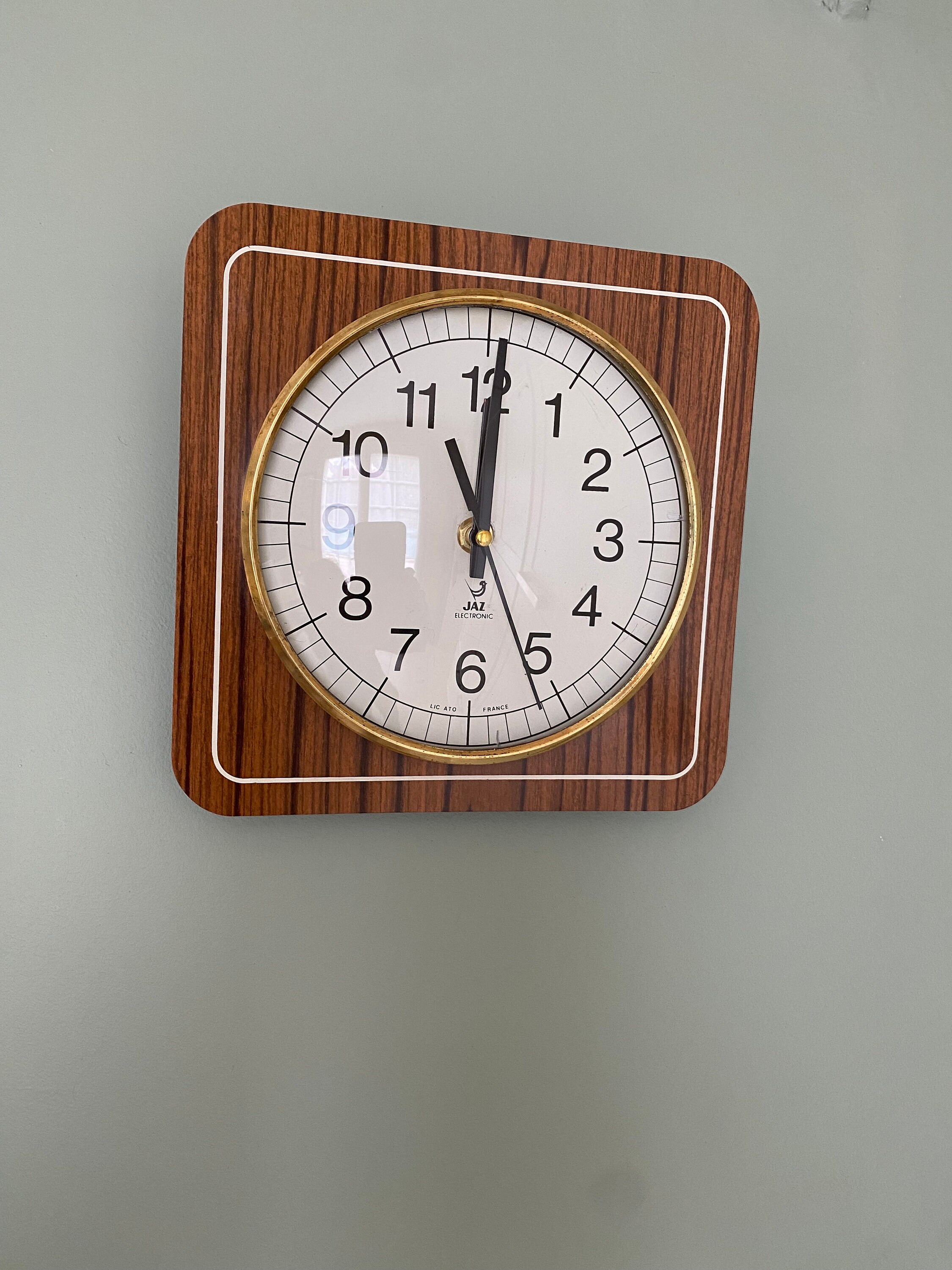 Horloge Vintage formica Jaz Transistor
