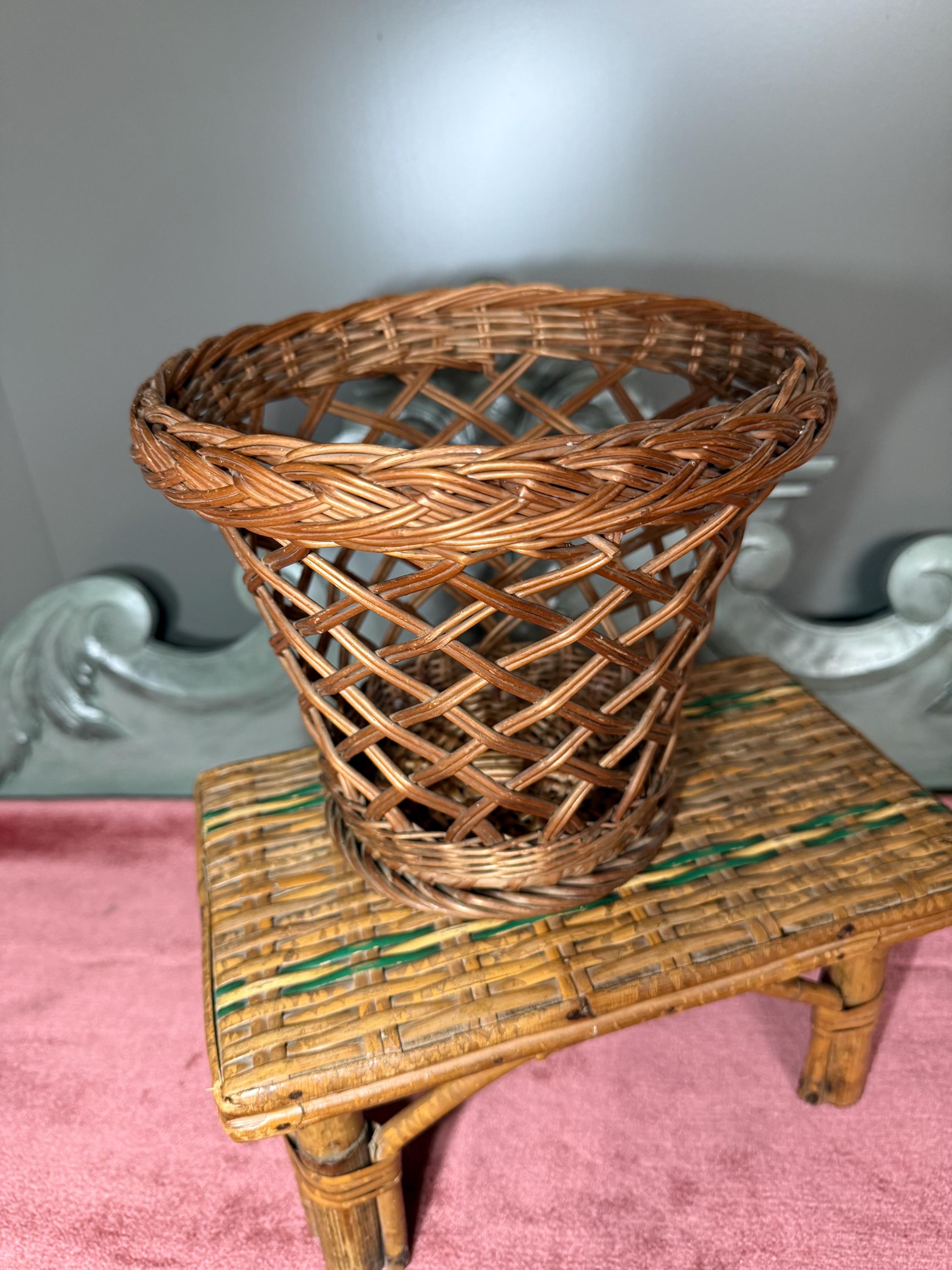 Cache-Pot en Osier Pot de Fleur | Déco Rotin