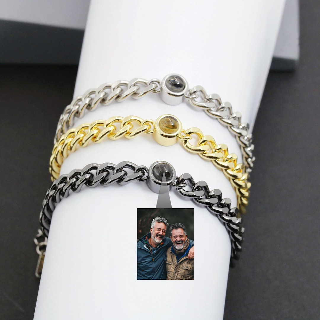 Bracciale Personalizzato Con Foto A Proiezione: Il Ricordo Che Porti Sempre Con Te, Per Lui O Per Lei - 2