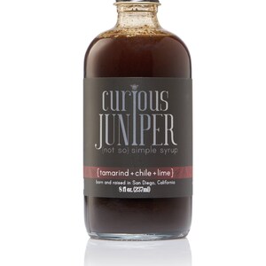 Tamarind Syrup -Curious Juniper- tamarind+chile+lime {not so} simple syrup