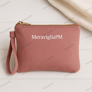 Pattern Pochette con zip