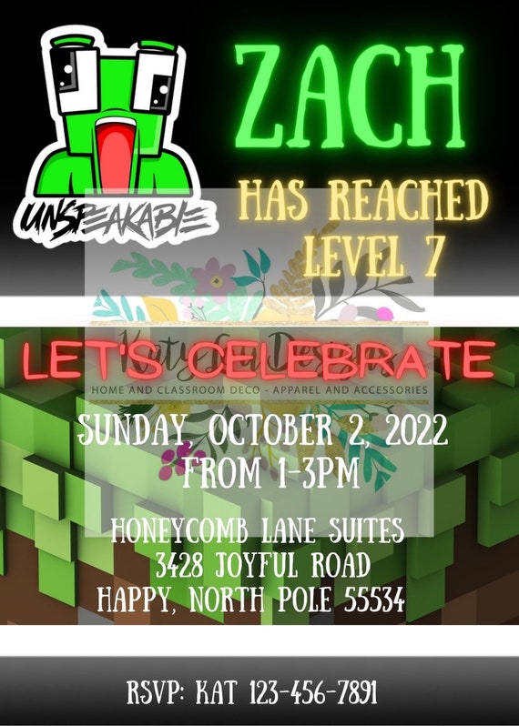UNSPEAKABLE Birthday Invite - Etsy