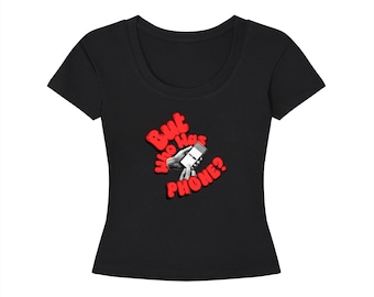 But who was phone Women's Longline Slim-Fit T-Shirt