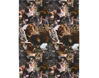 Cats Velveteen Plush Blanket