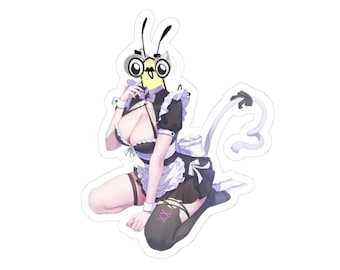 Shrimp Maid Kiss-Cut Stickers