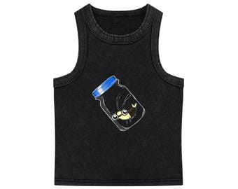 Shake Jar Shrimp Snow Washed Tank Top Twitch Merch