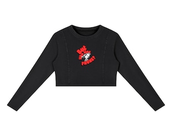 But who was phone Women's Mineral Wash Crop Sweatshirt