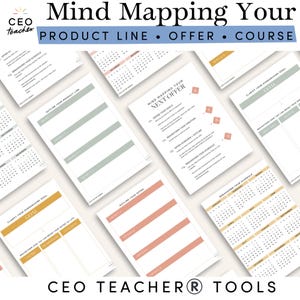 Mind Mapping Templates for Teachers