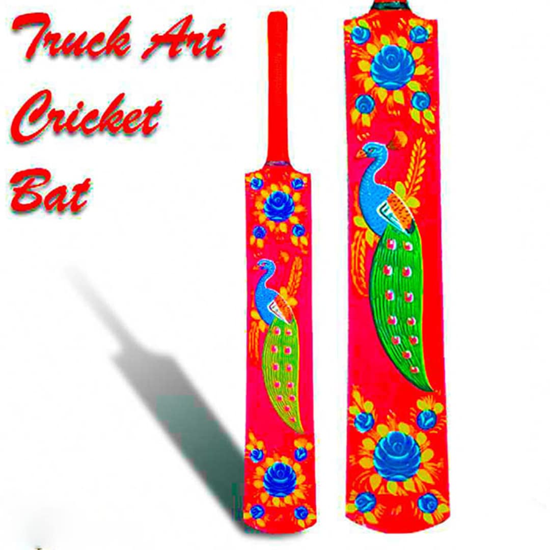 Pakistani Bat Truck Art Cricket Bat/pakistani Hand Painted Wooden Cricket Bat ...