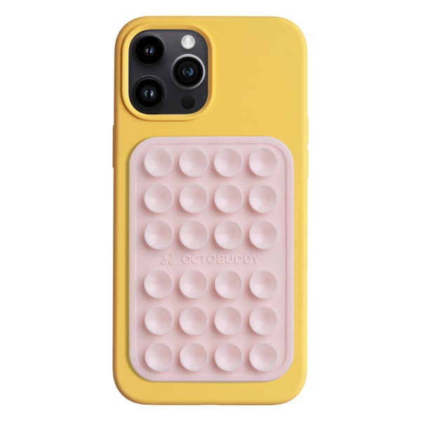 OCTOBUDDY MAX Silicone Suction Phone Case Adhesive Mount - Hands-Free, Strong Grip Holder for Selfies and Videos - Durable, Easy to Use