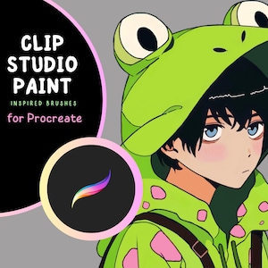 50+ manga like Clip Studio Paint Inspired Brushes for Procreate, Clip Studio Paint Brushe, Anime Brushes procreate , manga brushes procreate