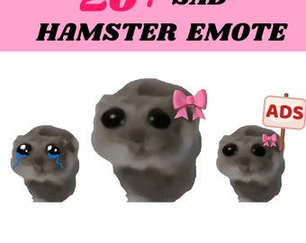 20+ Sad hamster Meme Emote For Twitch And Discord, please hamster Meme Emote For Twitch And Discord, sad hamster Meme GIF, hamster with bow