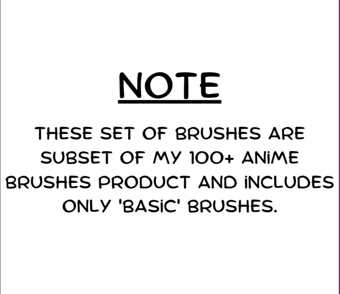 50 Manga Brush Kit Manga Brush Procreate Comic Ink Etsy