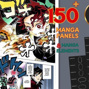 150+ manga panel templates, comic storyboard templates, managa panel layout, comic panel layout, manga speed line stamp, manga element stamp